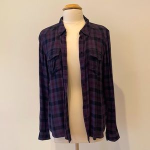 Paige checked shirt. Size L